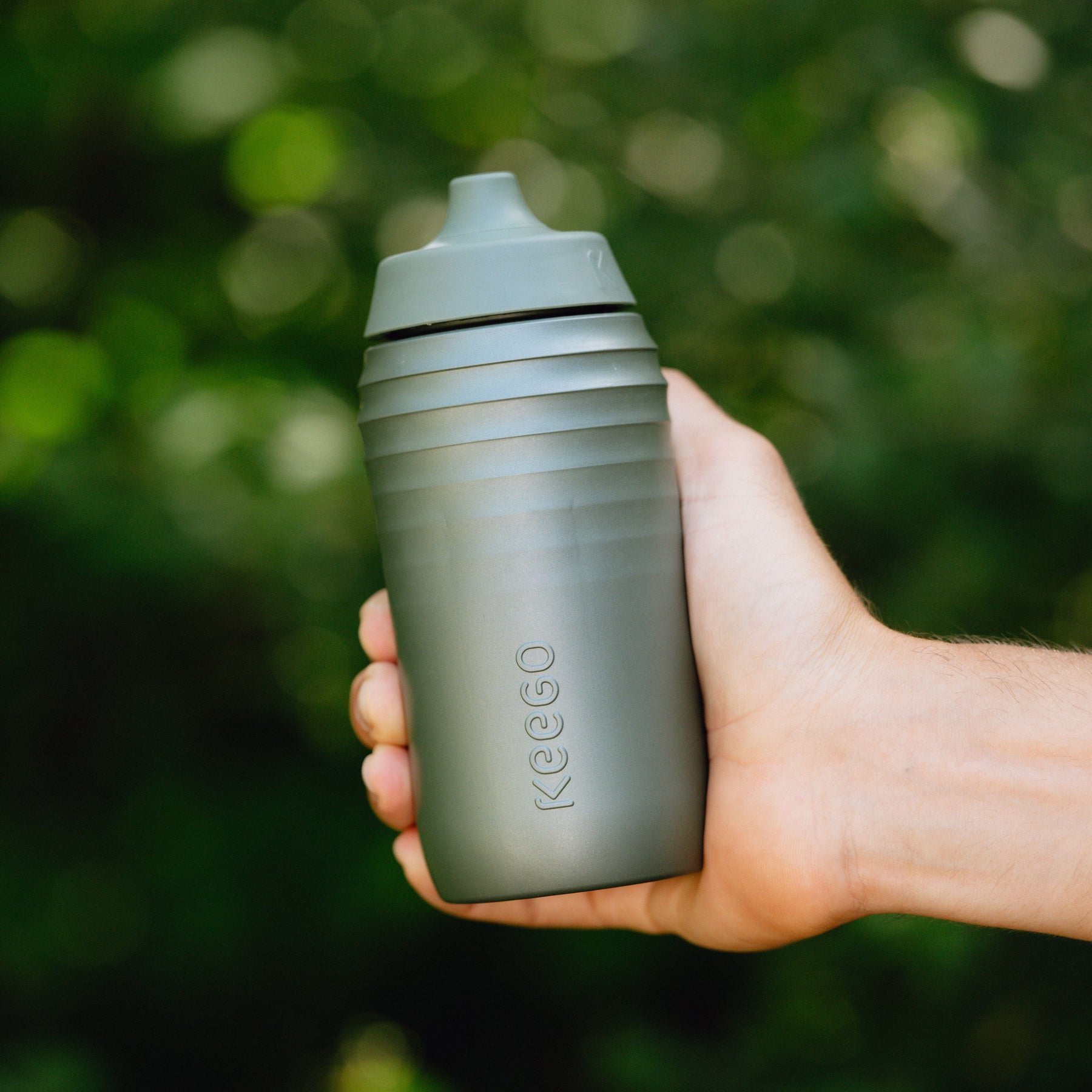 Drinking bottle Gravel Green 0.50L