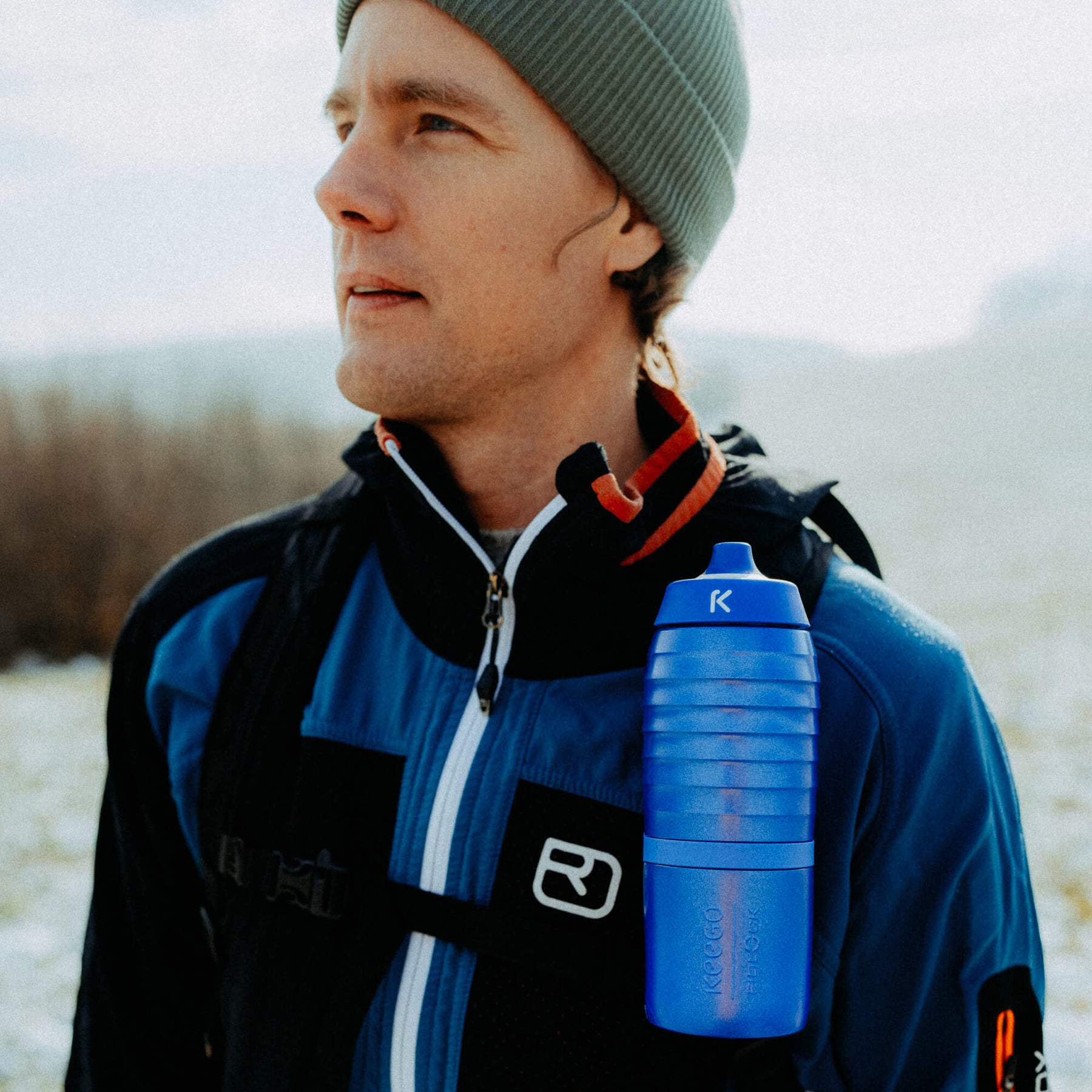 Fahrradflasche TWIST x KEEGO Electric Blue 0.6L